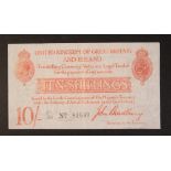 10 SHILLINGS TREASURY NOTE