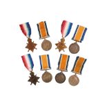 COLLECTION OF ROYAL NAVY GREAT WAR MEDALS