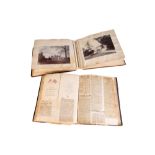 VICTORIAN ALBUM CONTAINING A NUMBER OF PHOTOGRAPHS OF SCOTTISH COUNTRY HOUSES