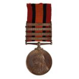 A QUEENS SOUTH AFRICA MEDAL TO PTE F C HUNTLEY, 15TH COMPANY, 5TH IMPERIAL YEOMANRY