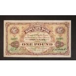 1953 BARCLAYS BANK - ISLE OF MAN £1 NOTE