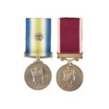 A SOUTH ATLANTIC MEDAL AND LSGC TO A RIFLEMAN IN THE GURKHAS