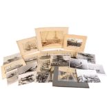 COLLECTION OF BLACK AND WHITE SHIPPING PHOTOGRAPHS