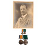 THE BRITISH WAR MEDAL AND LONG SERVICE IN THE VOLUNTEER FORCE MEDAL PAIR