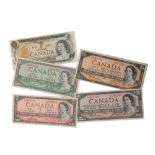 COLLECTION OF CANADIAN BANK NOTES