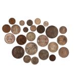 COLLECTION OF SILVER & OTHER MILLED COINS