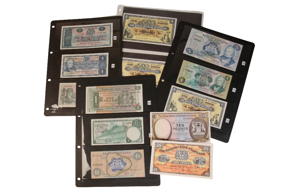 COLLECTION OF SCOTTISH BANK NOTES