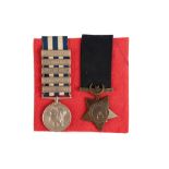 FIVE BAR EGYPT MEDAL & KHEDIEVE STAR 1882