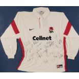 ENGLAND SIGNED RUGBY SHIRT