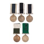 COLLECTION OF EDWARD 7TH NAVAL LONG SERVICE GOOD CONDUCT MEDALS