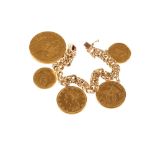 COINS: GOLD BRACELET