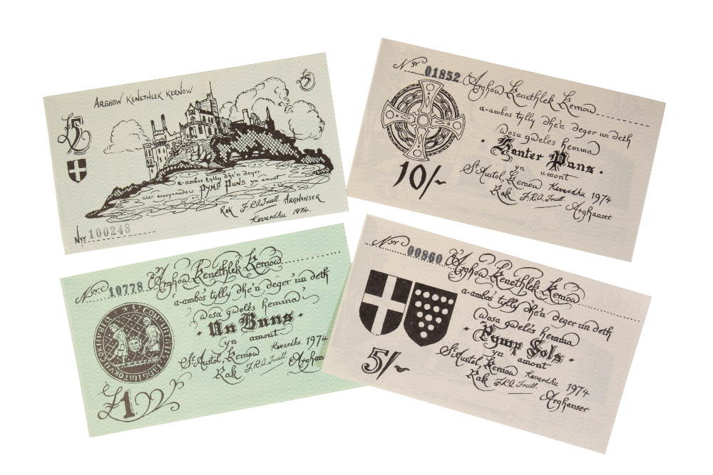 SET OF ARGHOW KENETHLEK KERNOW NOTES