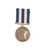 NO BAR EGYPT MEDAL 1882 TO CHIEF GUNNERS MATE G CRAWLEY HMS ORONTES