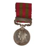 INDIAN GENERAL SERVICE MEDAL RELIEF OF CHITRAL 1895 TO GNR T HETHERINGTON ROYAL ARTILLERY