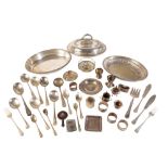 COLLECTION OF SHIPPING SILVER-PLATED WARE