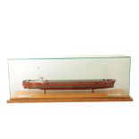 METAL SCALE MODEL OF A CARGO SHIP "TURBULENCE"