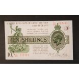 10 SHILLINGS TREASURY NOTE