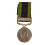 INDIAN GENERAL SERVICE MEDAL NWF 1908 TO 10201 PTE J ROBERTSON SEAFORTHS