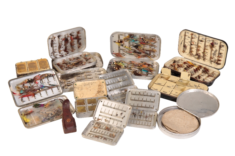 COLLECTION OF FLY FISHING TINS