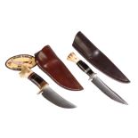 J. BEHRING HAND-FORGED STEEL BLADE HUNTING KNIFE