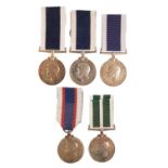 COLLECTION OF NAVAL LONG SERVICE GOOD CONDUCT MEDALS