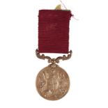 VICTORIAN LONG SERVICE GOOD CONDUCT MEDAL 1487 PTE R NOBLE SEA HIGHRS