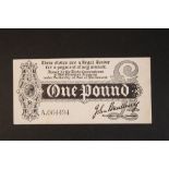 ONE POUND NOTE