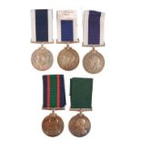 A COLLECTION OF NAVAL LONG SERVICE GOOD CONDUCT MEDALS