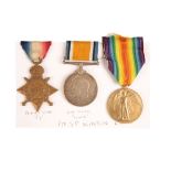 A 1914/15 TRIO TO PTE S P WINTON 1/5TH ROYAL SCOTS