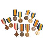 COLLECTION OF ROYAL NAVY GREAT WAR MEDALS