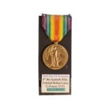 CASUALTY VICTORY MEDAL TO PTE J E FREEMAN SEAFORTHS