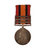 QUEENS SOUTH AFRICA MEDAL TO 9701 PTE J LEADER 45TH COY IMP YEO