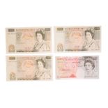 COLLECTION OF BRITISH £50 NOTES