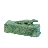 LATE PERIOD EGYPTIAN BRONZE SHREW SARCOPHAGUS