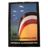 HAMBURG AMERIKA LINE CALENDAR 1994