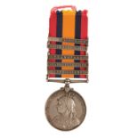 A QUEENS SOUTH AFRICA MEDAL TO PTE GALLEY VOLUNTEER COY DLI