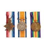 CASUALTY 1914/15 TRIO PTE G BISSETT SEAFORTHS