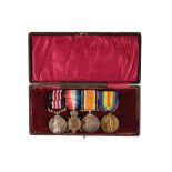 EXCEEDINGLY RARE DURHAM PALS ESCAPERS MILITARY MEDAL GROUP