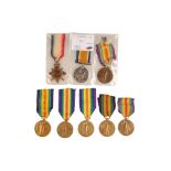 COLLECTION OF ROYAL NAVY GREAT WAR MEDALS