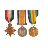 A 1914/15 TRIO TO PTE J SCOTT SEAFORTHS