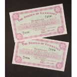 TWO 10 SHILLING NOTES