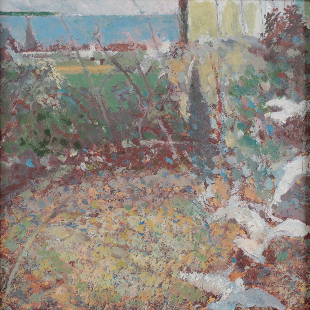 •PAUL CURTIS (b. 1941) 'View to Porthmeor Beach, St Ives' - Image 3 of 3