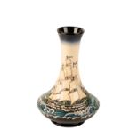 MOORCROFT: A "Launching Liberty" numbered edition vase