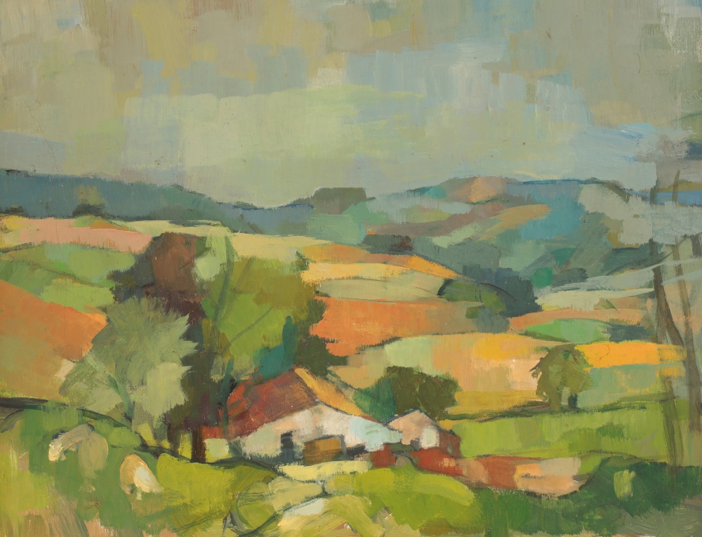 BARBARA IVES (20TH CENTURY) Landscape view