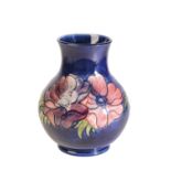 WALTER MOORCROFT: AN "ANEMONE" VASE