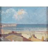 •PAUL CURTIS (b. 1941) 'View to Porthmeor Beach, St Ives'