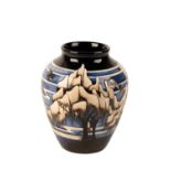 MOORCROFT: A "Weeping Willow" limited edition vase