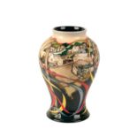 MOORCROFT: A "Kettlewell" limited edition vase