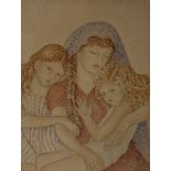 MAREVNA (1892-1984)'Mother and Two Daughters'