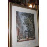 A COLLECTION OF PRINTS including "Athelhampton Hall, Dorsetshire"